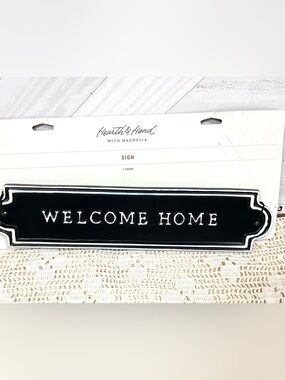 Hearth and Hand Welcome Home Sign